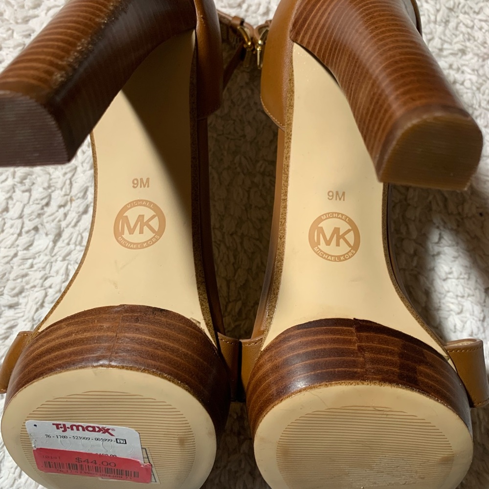 Michael Kors Tan High Heel Sandals - Picture 4 of 5